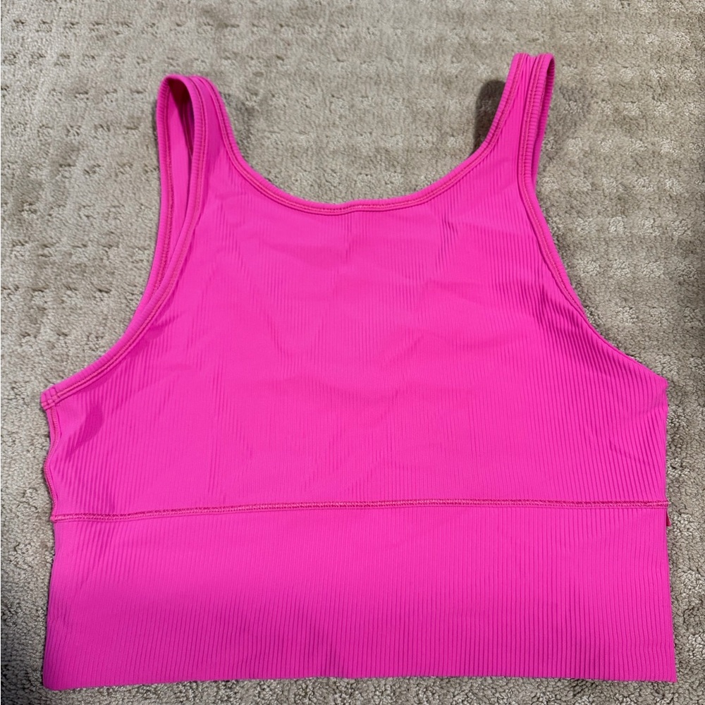 Lululemon- Power pivot Ribbed Tank Top - Picture 2 of 4